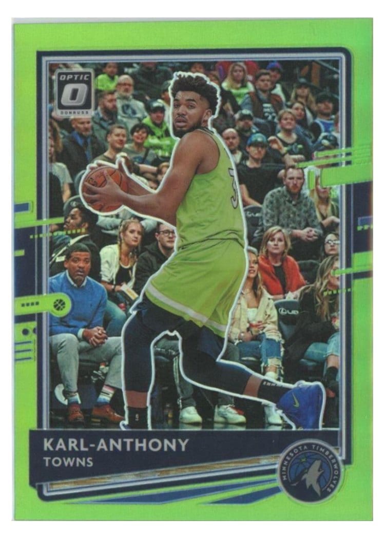 2020-21 Donruss Optic Base Set Karl-Anthony Towns #79 card