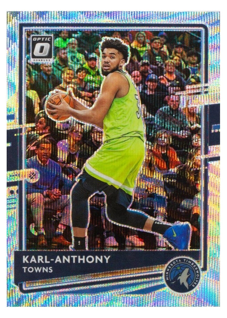 2020-21 Donruss Optic Base Set Karl-Anthony Towns #79 card