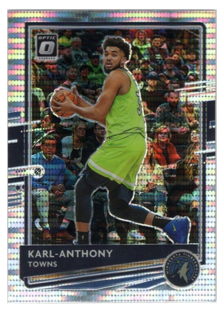 2020-21 Donruss Optic Base Set Karl-Anthony Towns #79 card