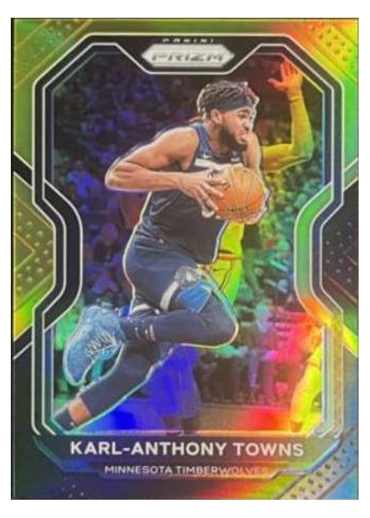 2020-21 Panini Prizm Base Set Karl-Anthony Towns #167 card
