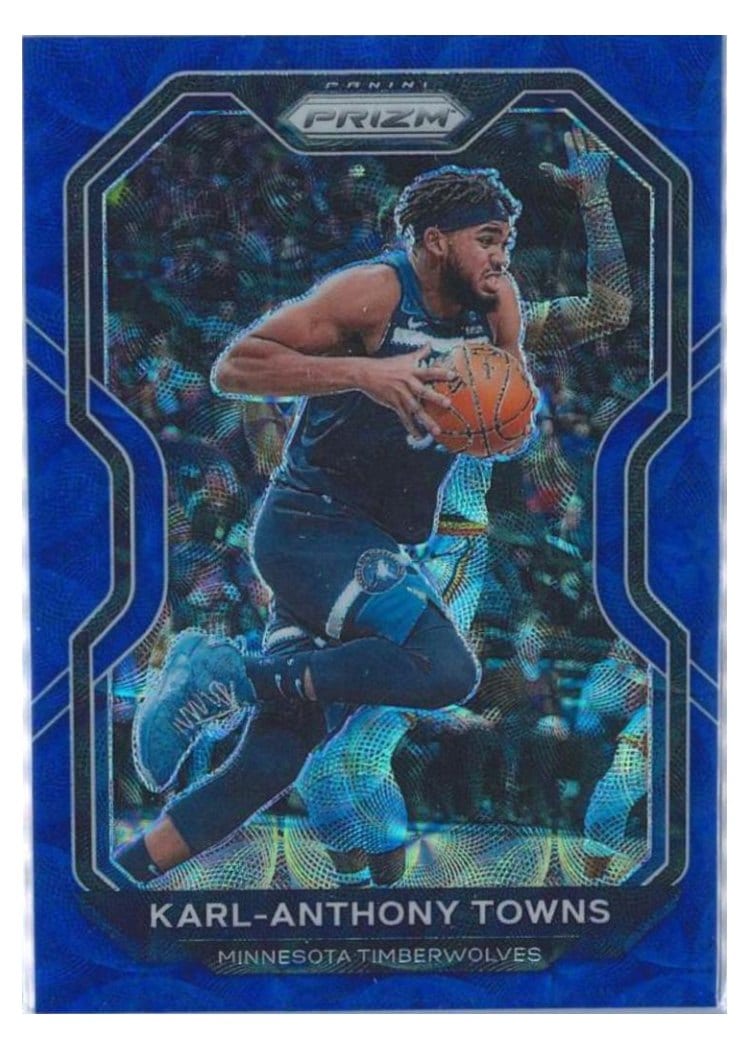 2020-21 Panini Prizm Base Set Karl-Anthony Towns #167 card