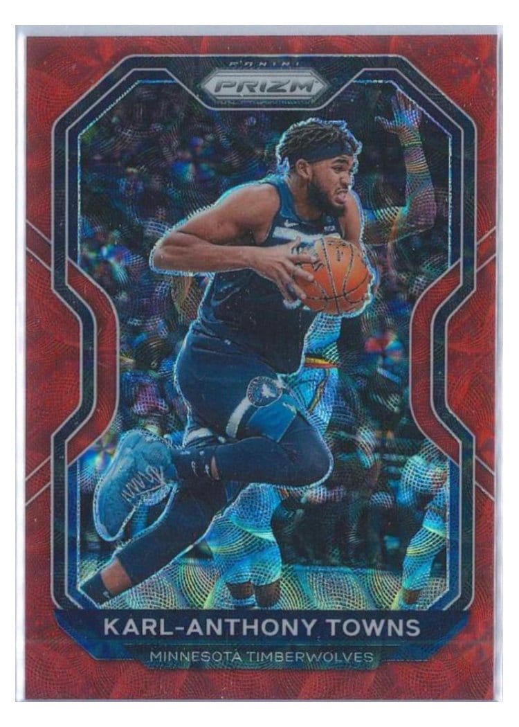2020-21 Panini Prizm Base Set Karl-Anthony Towns #167 card