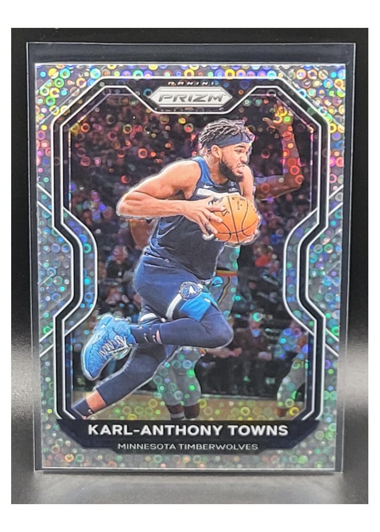 2020-21 Panini Prizm Base Set Karl-Anthony Towns #167 card