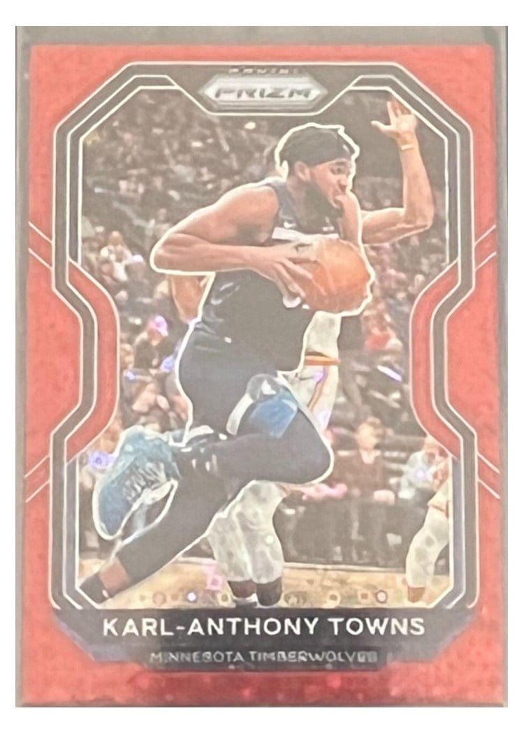 2020-21 Panini Prizm Base Set Karl-Anthony Towns #167 card
