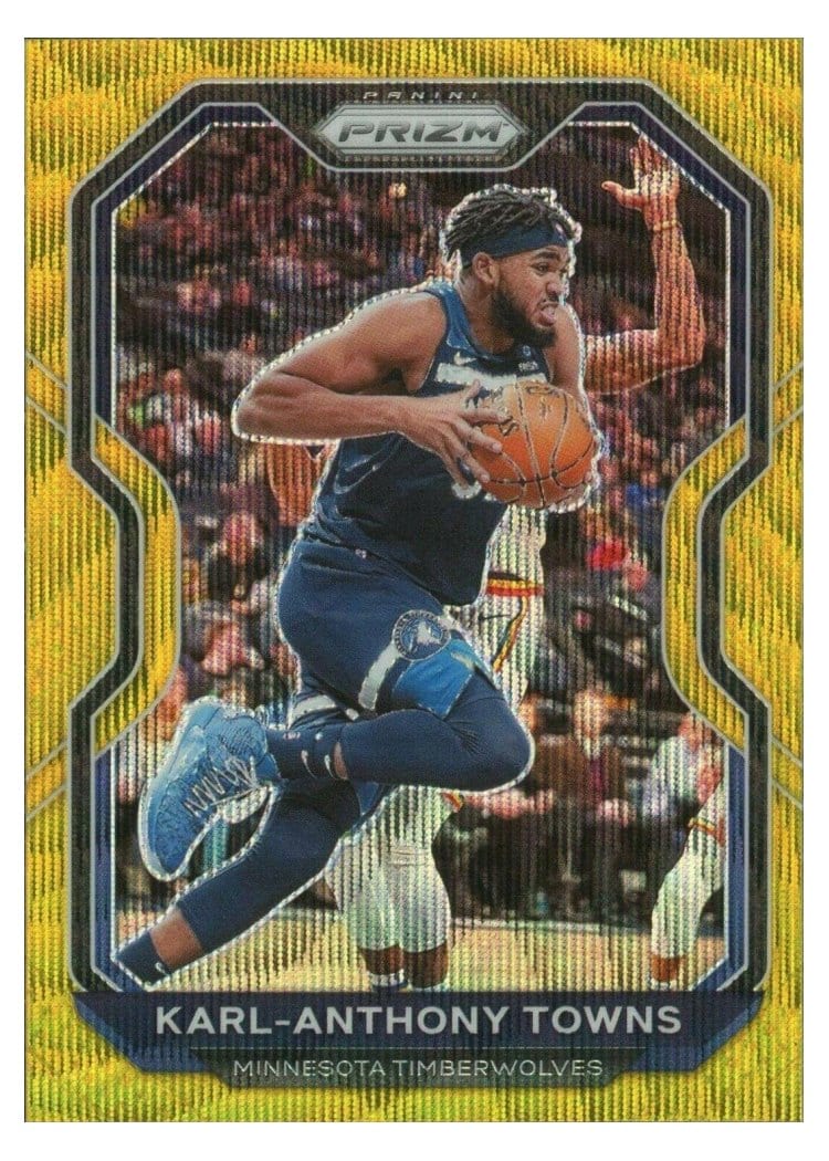 2020-21 Panini Prizm Base Set Karl-Anthony Towns #167 card