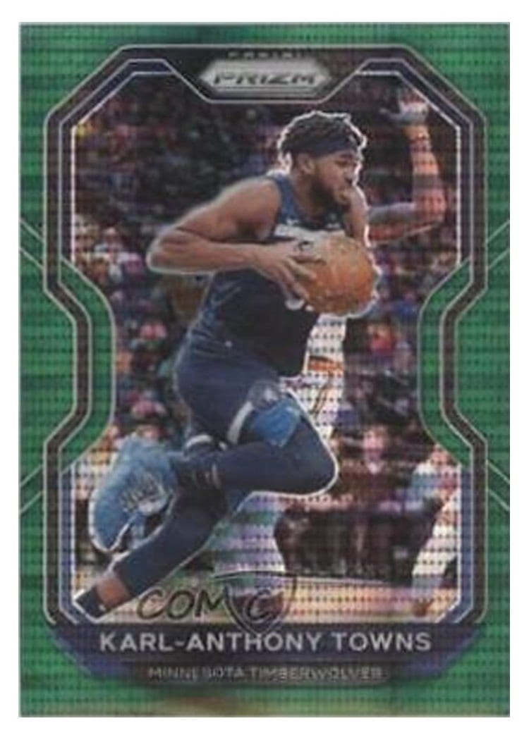 2020-21 Panini Prizm Base Set Karl-Anthony Towns #167 card