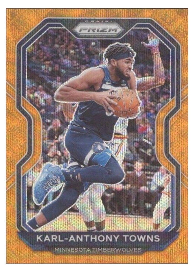 2020-21 Panini Prizm Base Set Karl-Anthony Towns #167 card
