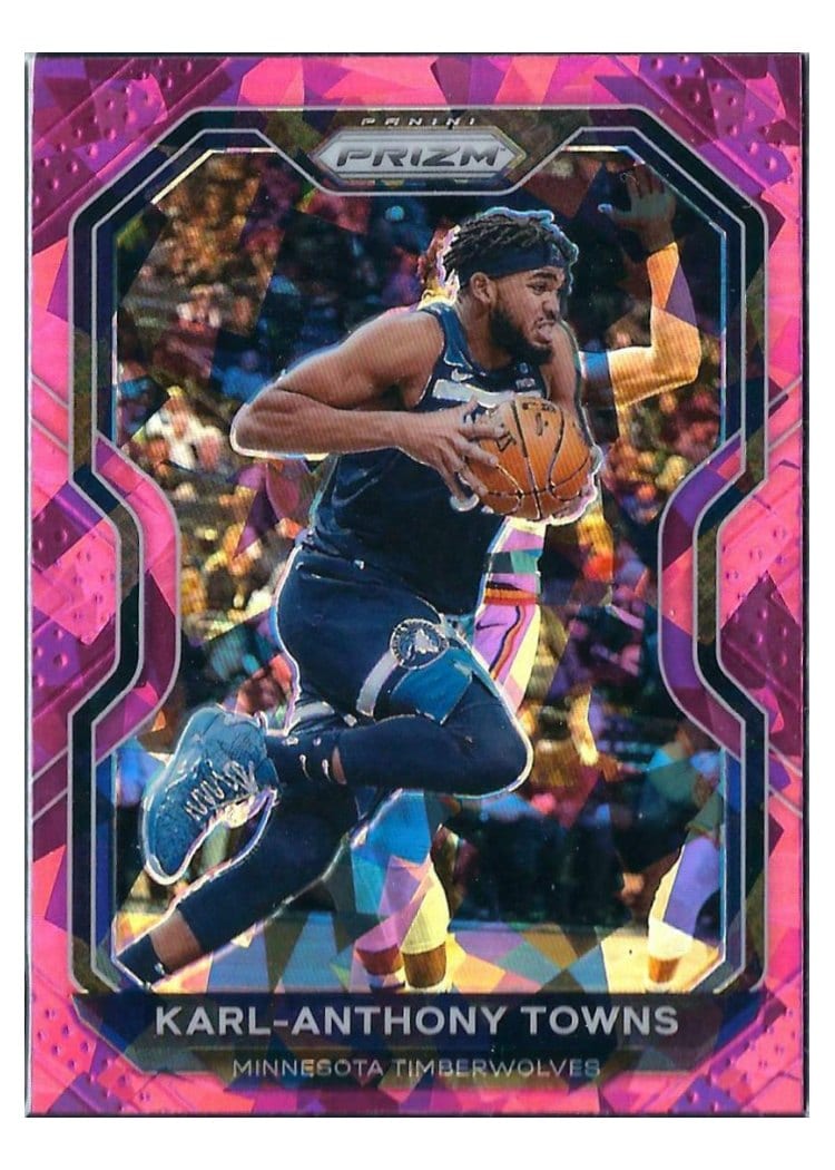 2020-21 Panini Prizm Base Set Karl-Anthony Towns #167 card