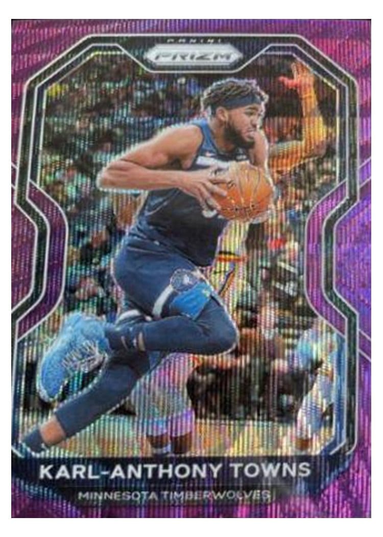 2020-21 Panini Prizm Base Set Karl-Anthony Towns #167 card