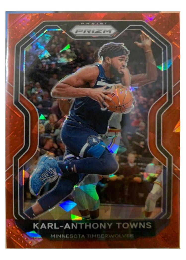 2020-21 Panini Prizm Base Set Karl-Anthony Towns #167 card