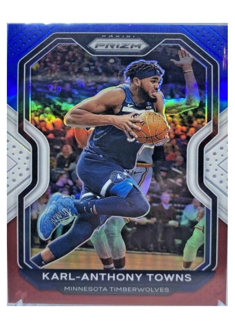 2020-21 Panini Prizm Base Set Karl-Anthony Towns #167 card