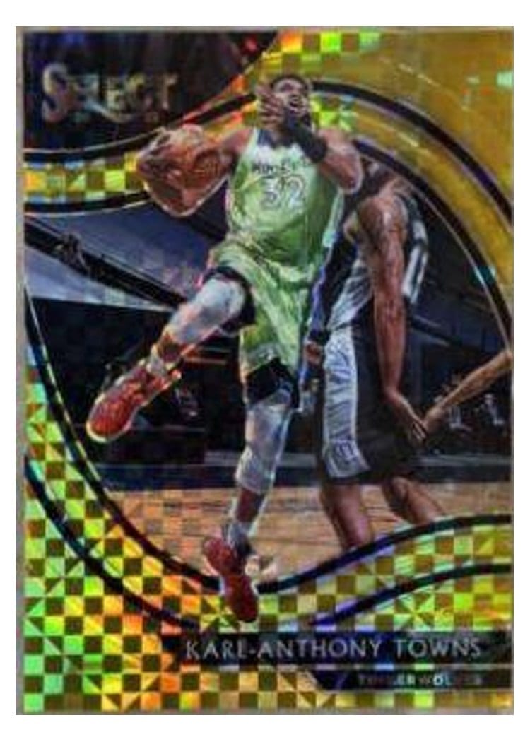 2020-21 Panini Select Base Set Karl-Anthony Towns #222 card