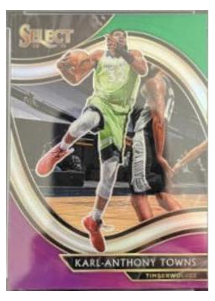 2020-21 Panini Select Base Set Karl-Anthony Towns #222 card