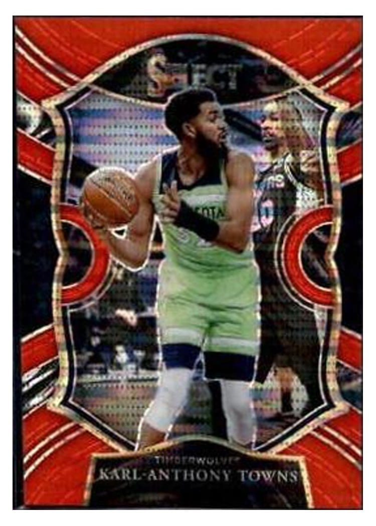 2020-21 Panini Select Base Set Karl-Anthony Towns #222 card