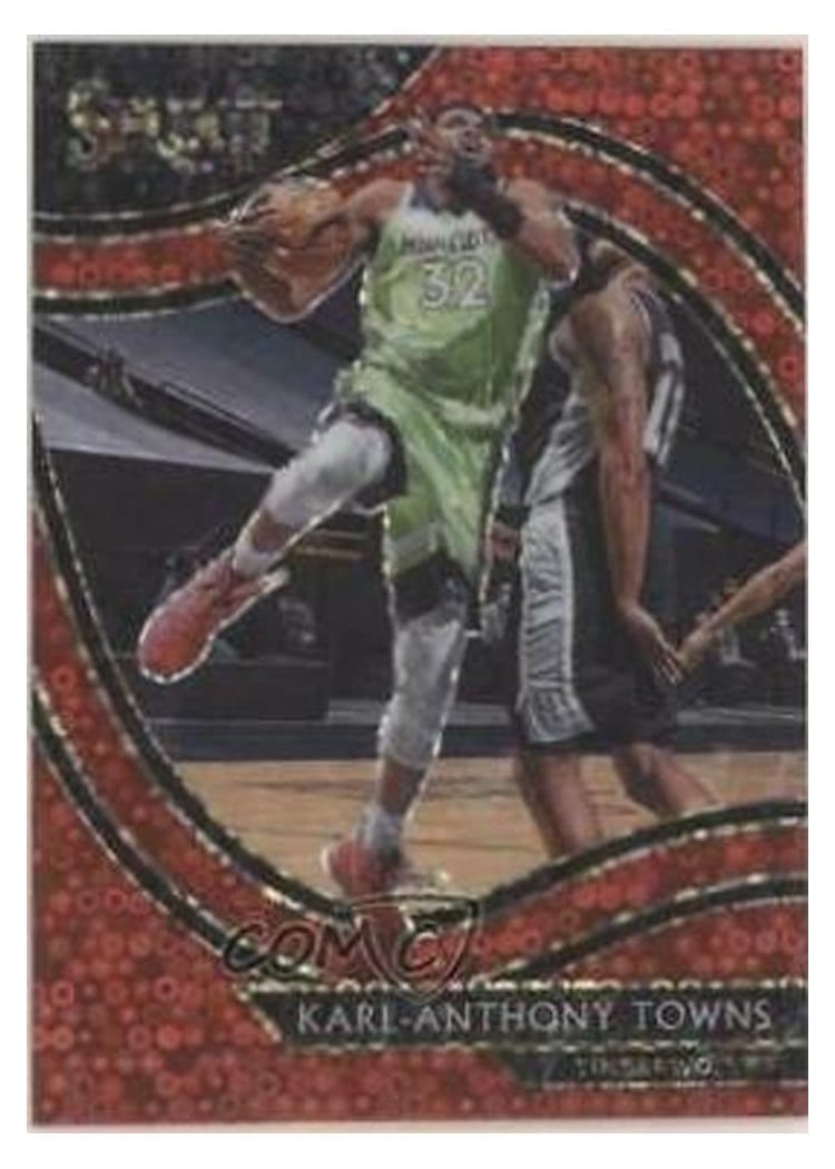2020-21 Panini Select Base Set Karl-Anthony Towns #222 card