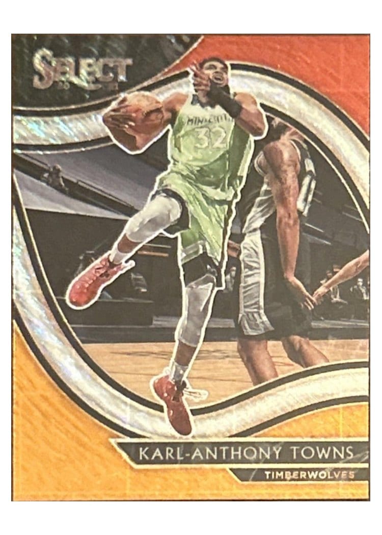 2020-21 Panini Select Base Set Karl-Anthony Towns #222 card
