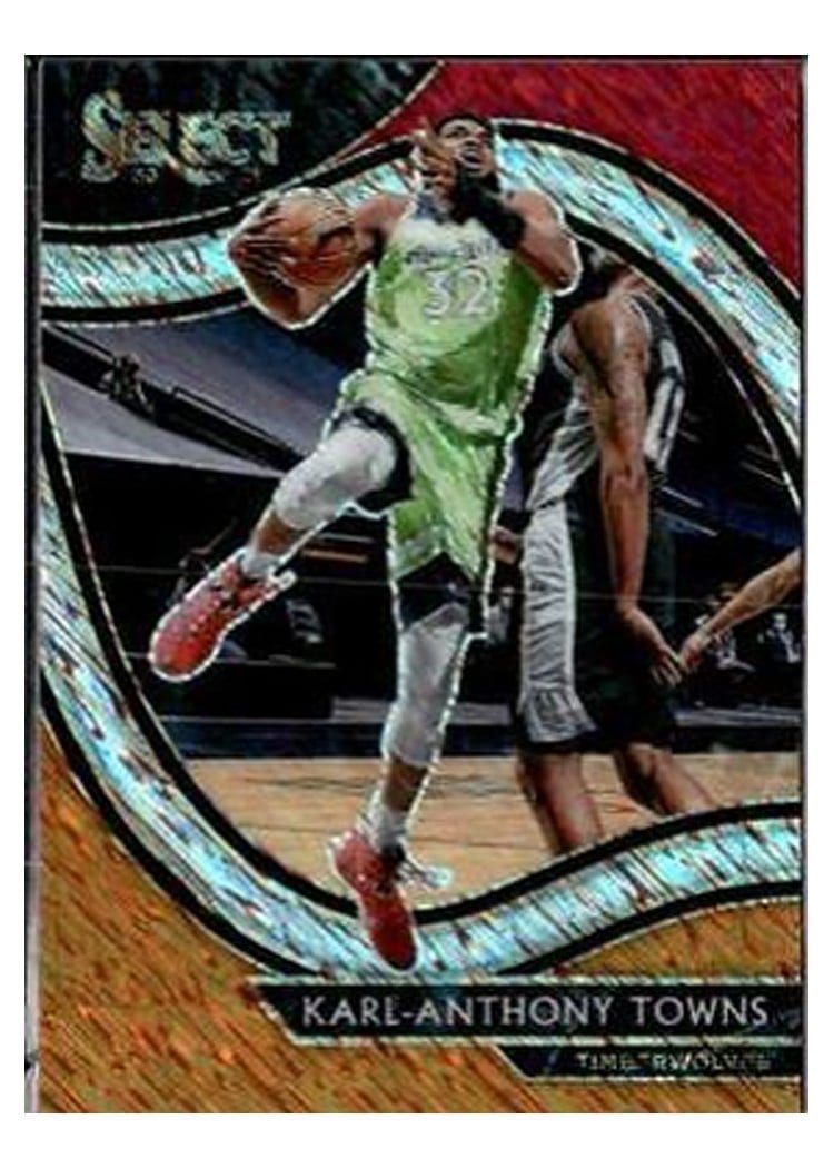 2020-21 Panini Select Base Set Karl-Anthony Towns #222 card