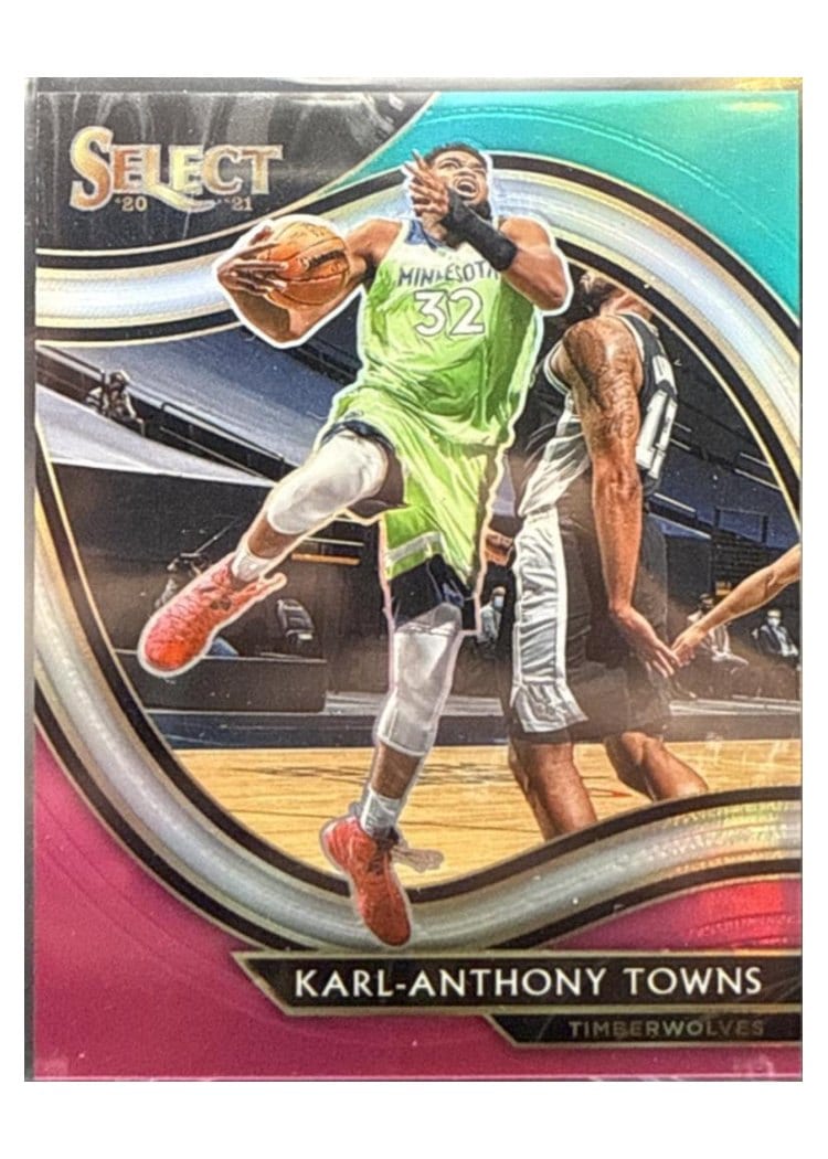 2020-21 Panini Select Base Set Karl-Anthony Towns #222 card