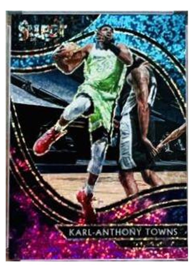 2020-21 Panini Select Base Set Karl-Anthony Towns #222 card