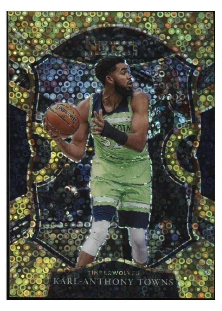 2020-21 Panini Select Base Set Karl-Anthony Towns #36 card