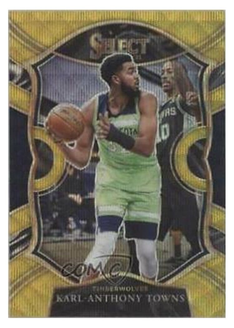 2020-21 Panini Select Base Set Karl-Anthony Towns #36 card
