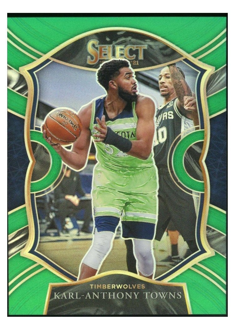 2020-21 Panini Select Base Set Karl-Anthony Towns #36 card