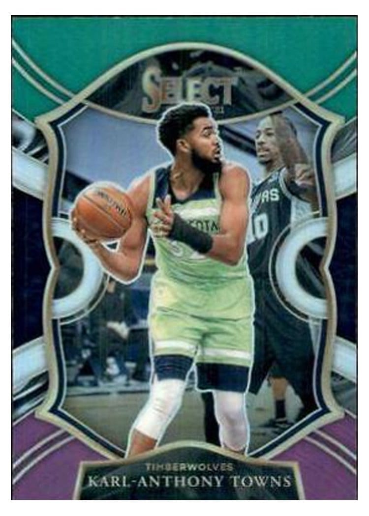 2020-21 Panini Select Base Set Karl-Anthony Towns #36 card