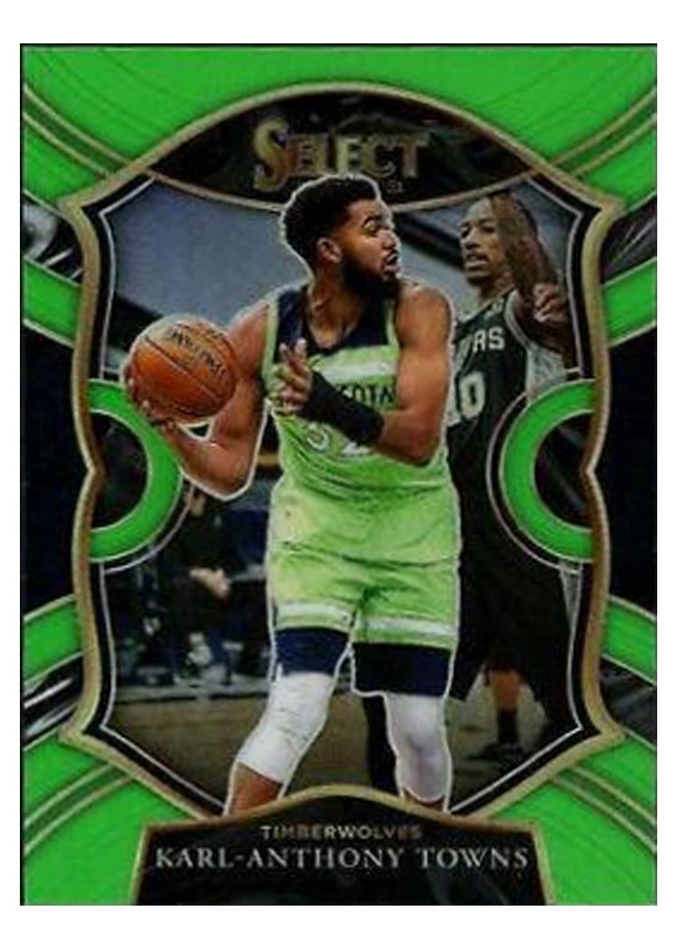 2020-21 Panini Select Base Set Karl-Anthony Towns #36 card