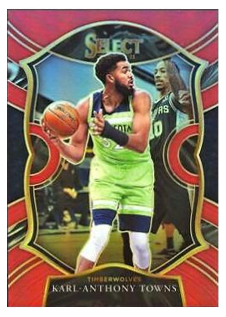 2020-21 Panini Select Base Set Karl-Anthony Towns #36 card