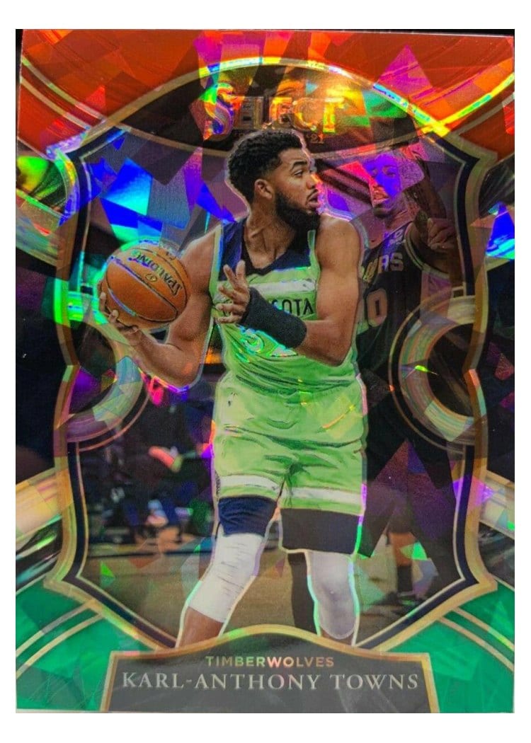 2020-21 Panini Select Base Set Karl-Anthony Towns #36 card