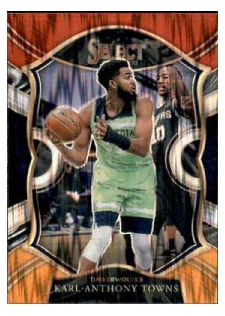 2020-21 Panini Select Base Set Karl-Anthony Towns #36 card