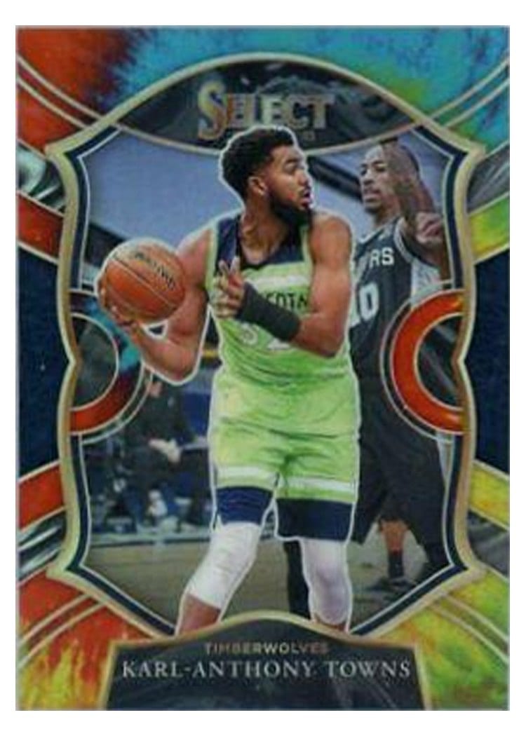 2020-21 Panini Select Base Set Karl-Anthony Towns #36 card