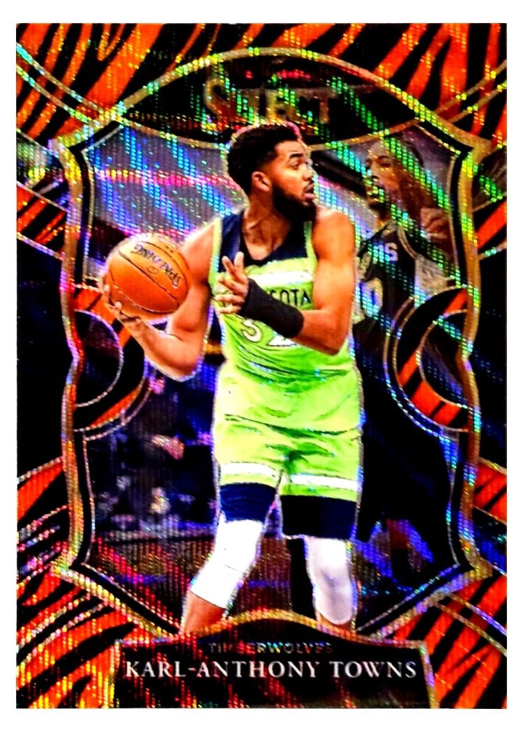 2020-21 Panini Select Base Set Karl-Anthony Towns #36 card