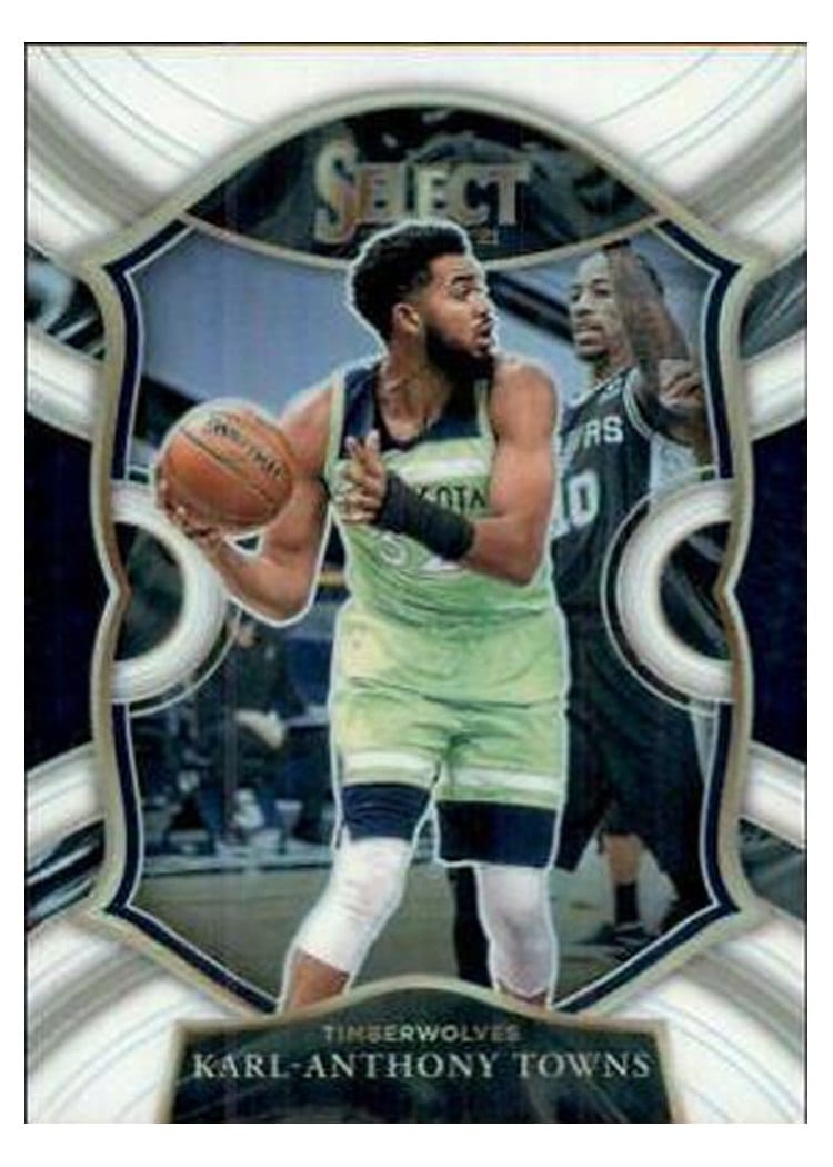 2020-21 Panini Select Base Set Karl-Anthony Towns #36 card
