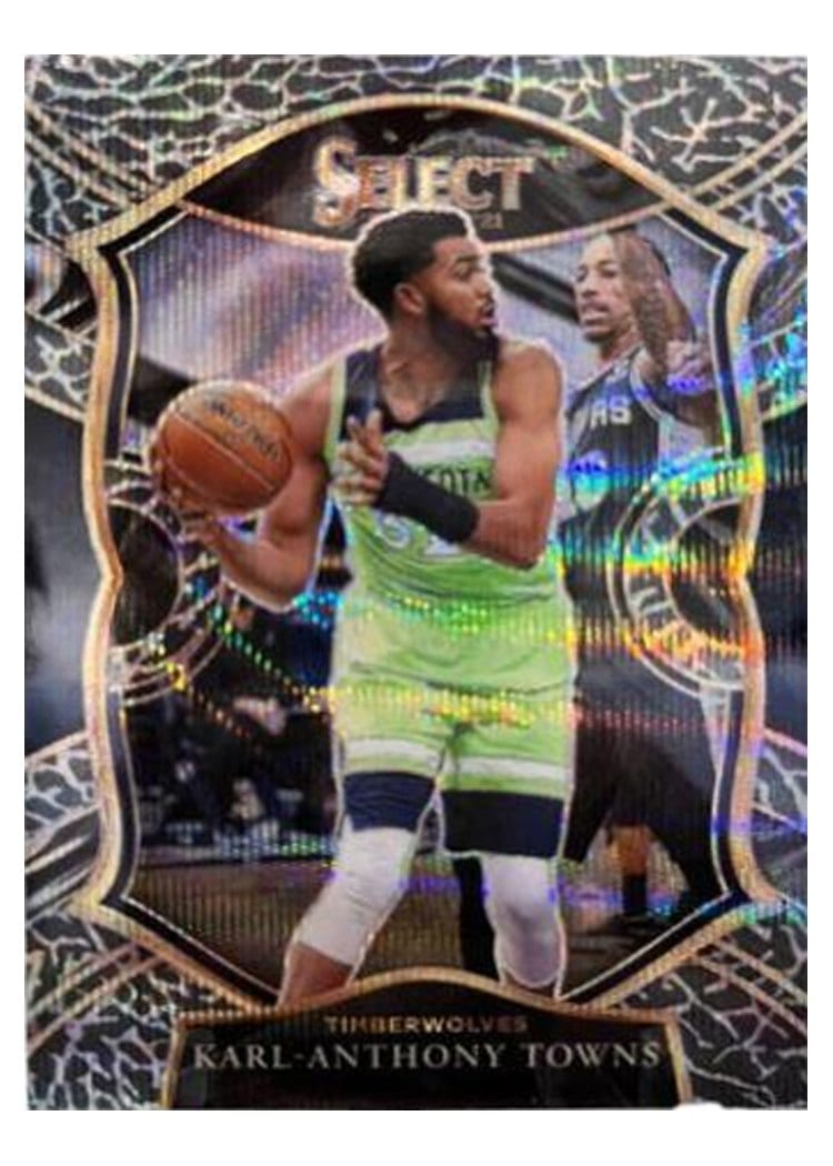 2020-21 Panini Select Base Set Karl-Anthony Towns #36 card