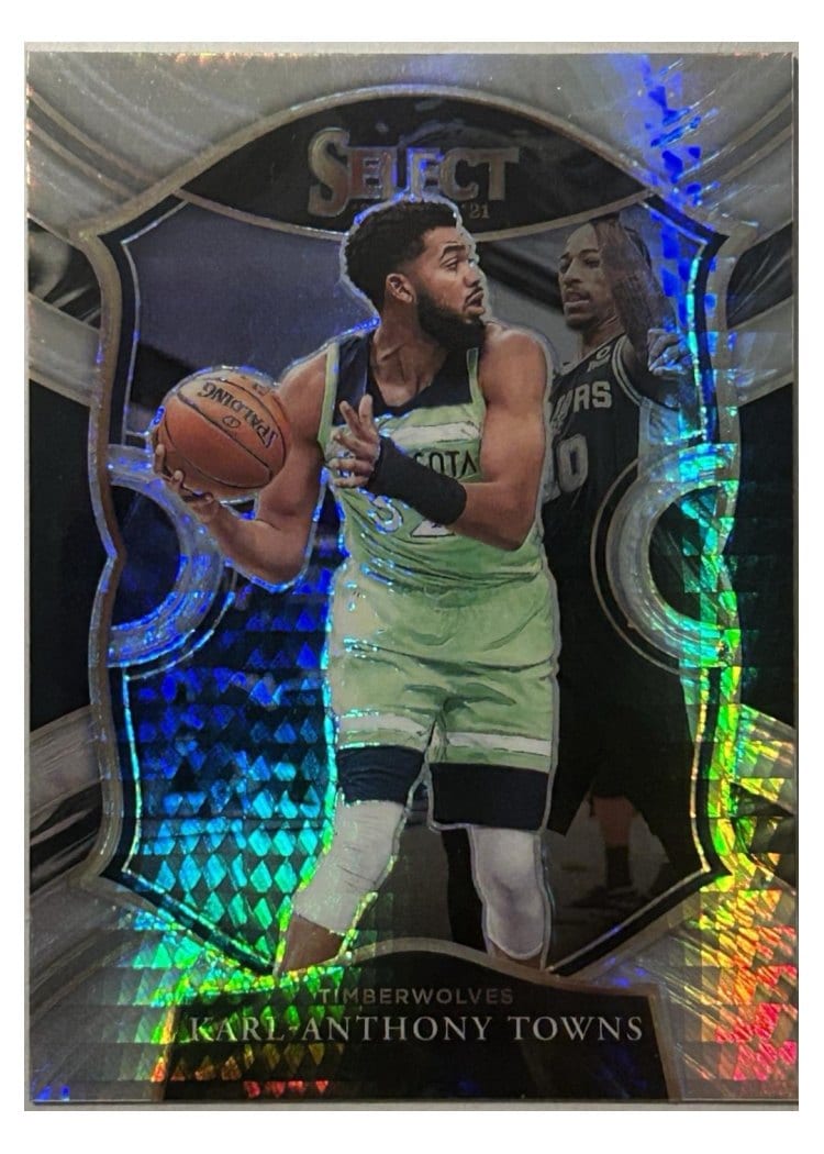 2020-21 Panini Select Base Set Karl-Anthony Towns #36 card