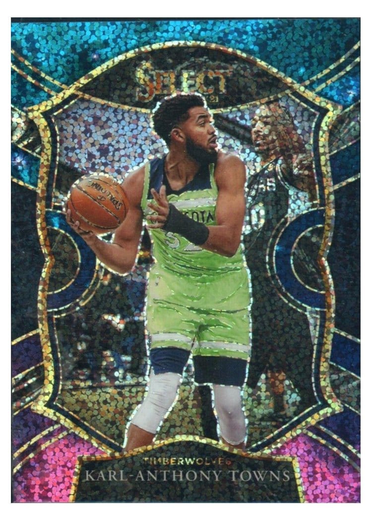 2020-21 Panini Select Base Set Karl-Anthony Towns #36 card