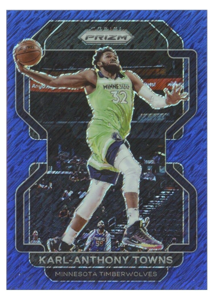 2021-22 Panini Prizm Base Set Karl-Anthony Towns #157 card