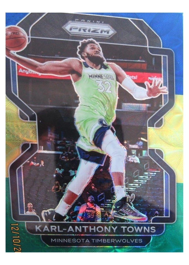 2021-22 Panini Prizm Base Set Karl-Anthony Towns #157 card