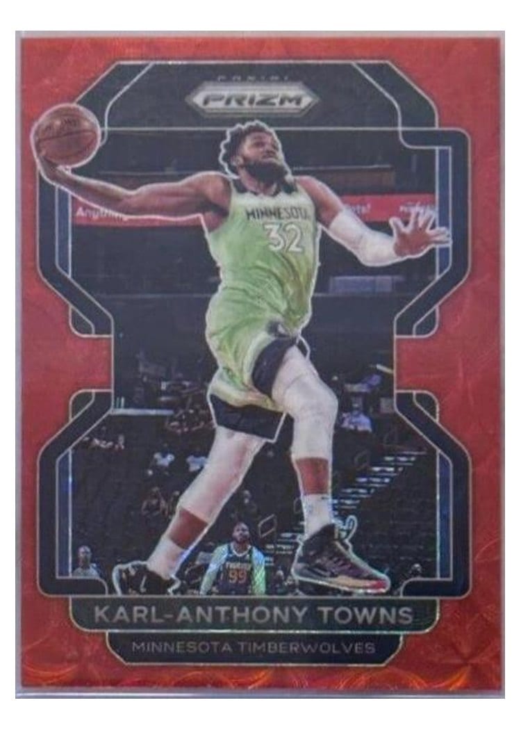 2021-22 Panini Prizm Base Set Karl-Anthony Towns #157 card