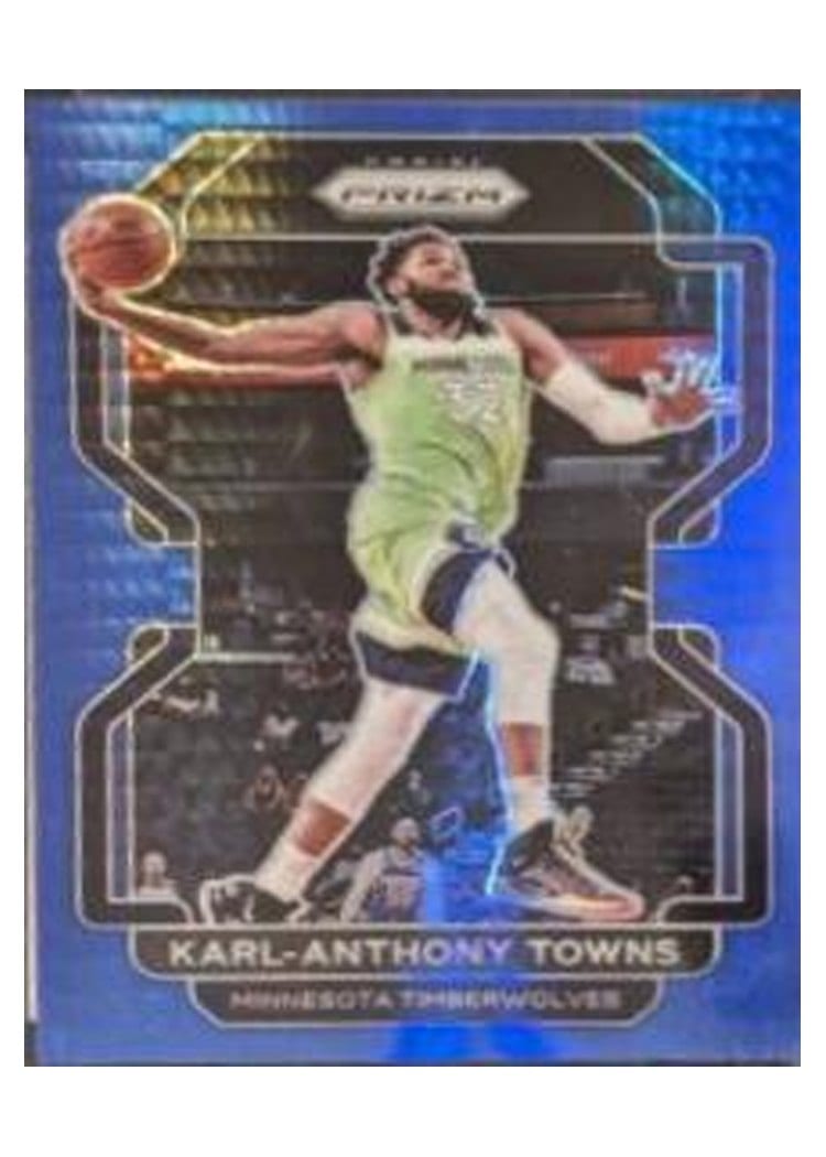 2021-22 Panini Prizm Base Set Karl-Anthony Towns #157 card