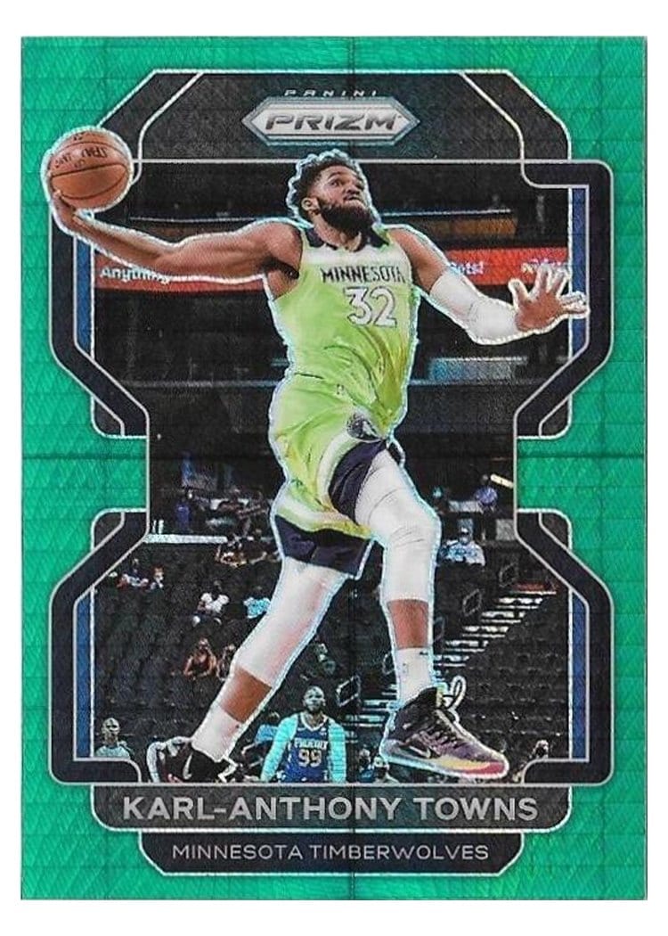 2021-22 Panini Prizm Base Set Karl-Anthony Towns #157 card