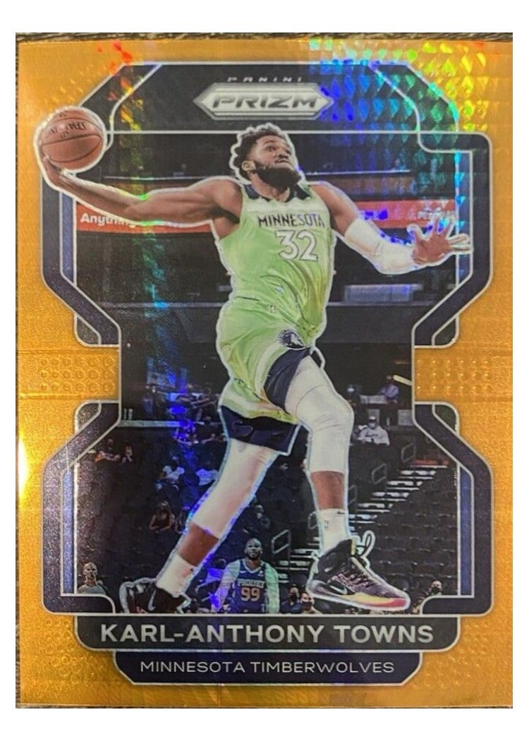 2021-22 Panini Prizm Base Set Karl-Anthony Towns #157 card