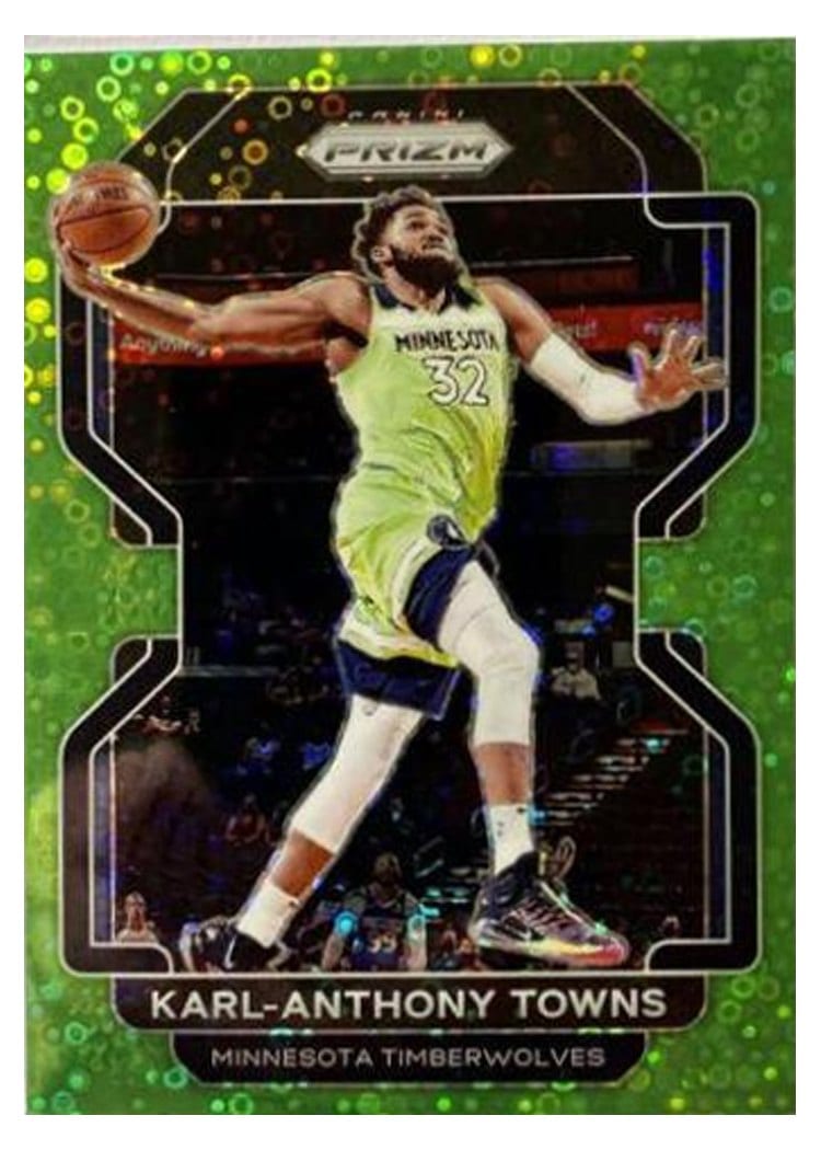 2021-22 Panini Prizm Base Set Karl-Anthony Towns #157 card