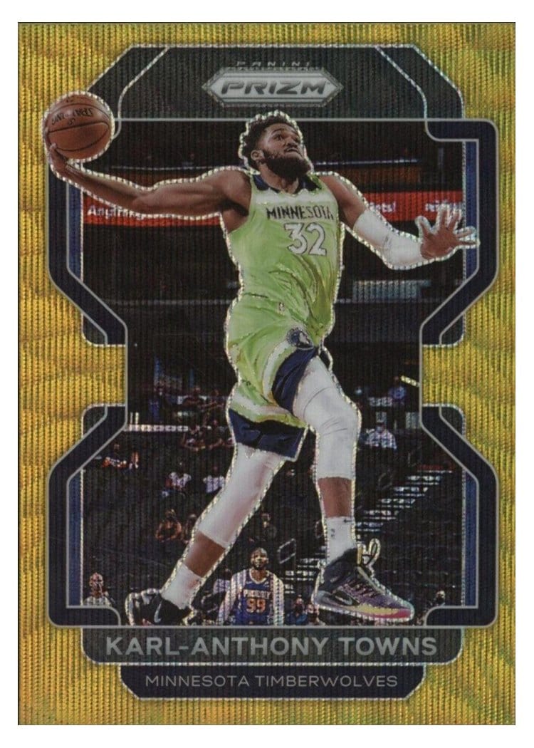 2021-22 Panini Prizm Base Set Karl-Anthony Towns #157 card