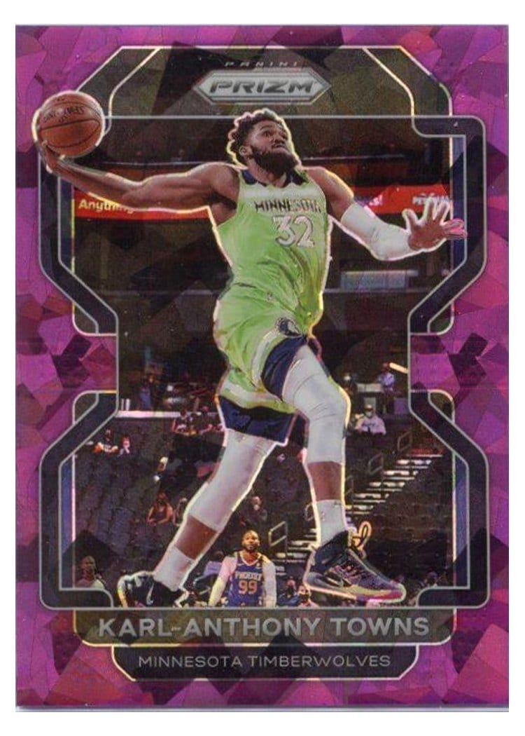 2021-22 Panini Prizm Base Set Karl-Anthony Towns #157 card