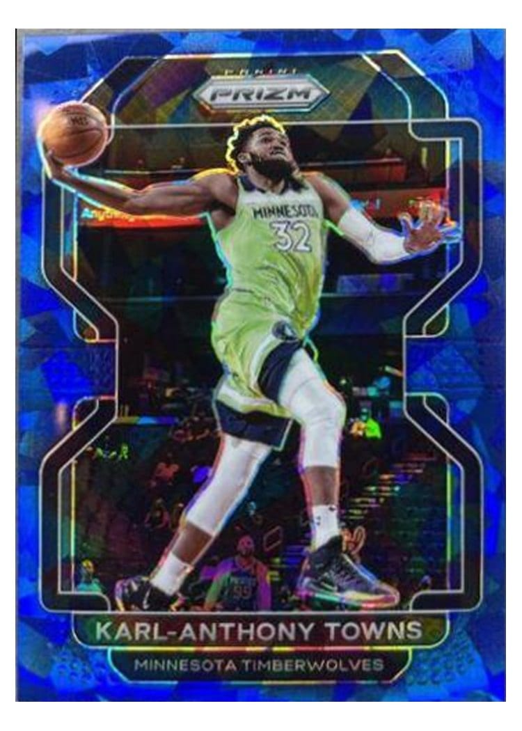 2021-22 Panini Prizm Base Set Karl-Anthony Towns #157 card