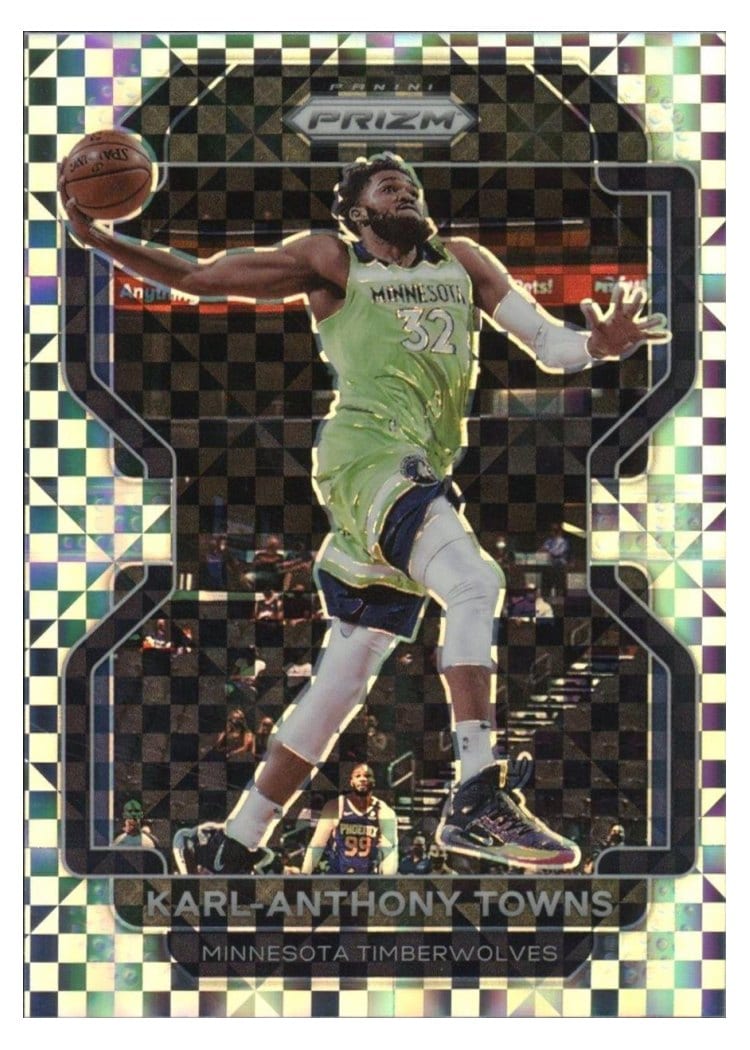 2021-22 Panini Prizm Base Set Karl-Anthony Towns #157 card