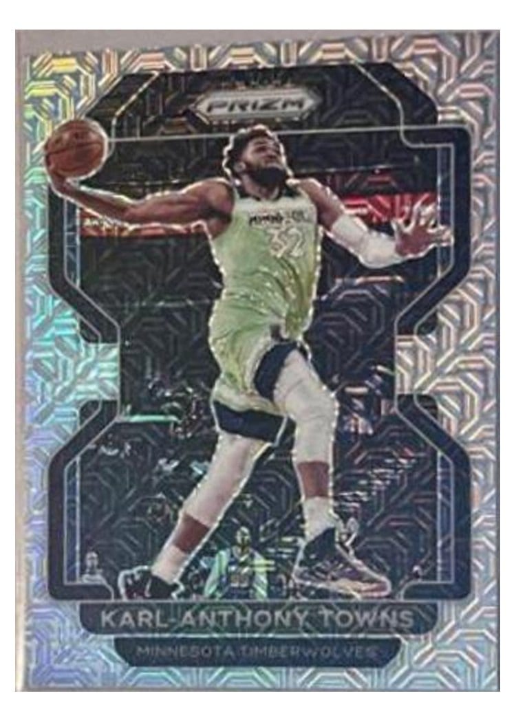 2021-22 Panini Prizm Base Set Karl-Anthony Towns #157 card