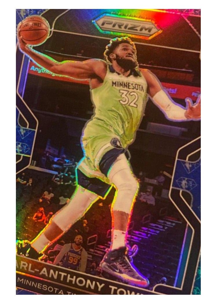 2021-22 Panini Prizm Base Set Karl-Anthony Towns #157 card